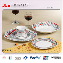 China Factory New Design Ceramic Dinnersets Dessert Plates for Hotel Use